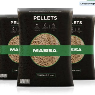 36 Bolsas Pellets 15 kg