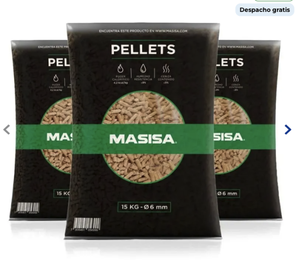 12 Bolsas Pellets 15 kg